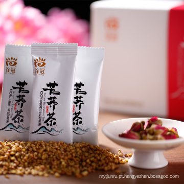 Chá de grão de trigo sarraceno de grau superior Chá de arroz secado de rosa para perda de peso